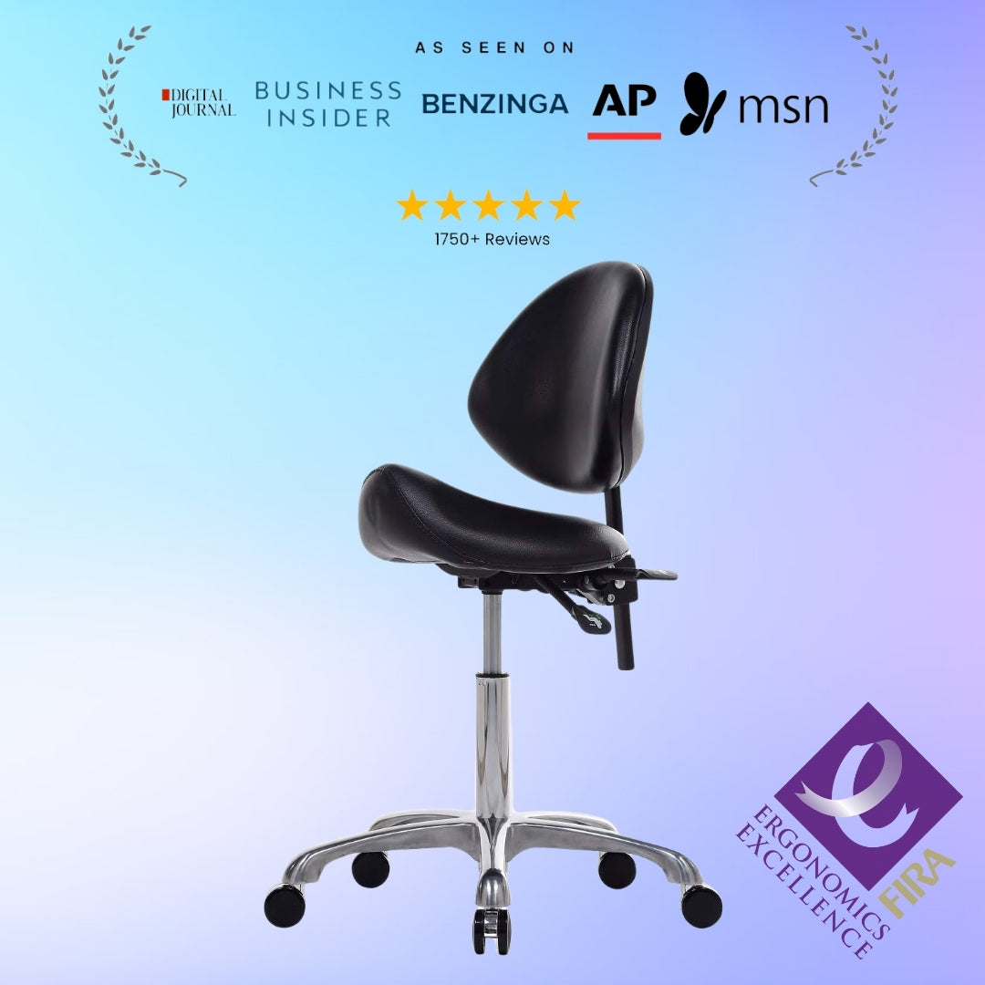 PosturePro® Ergonomic Saddle Stool