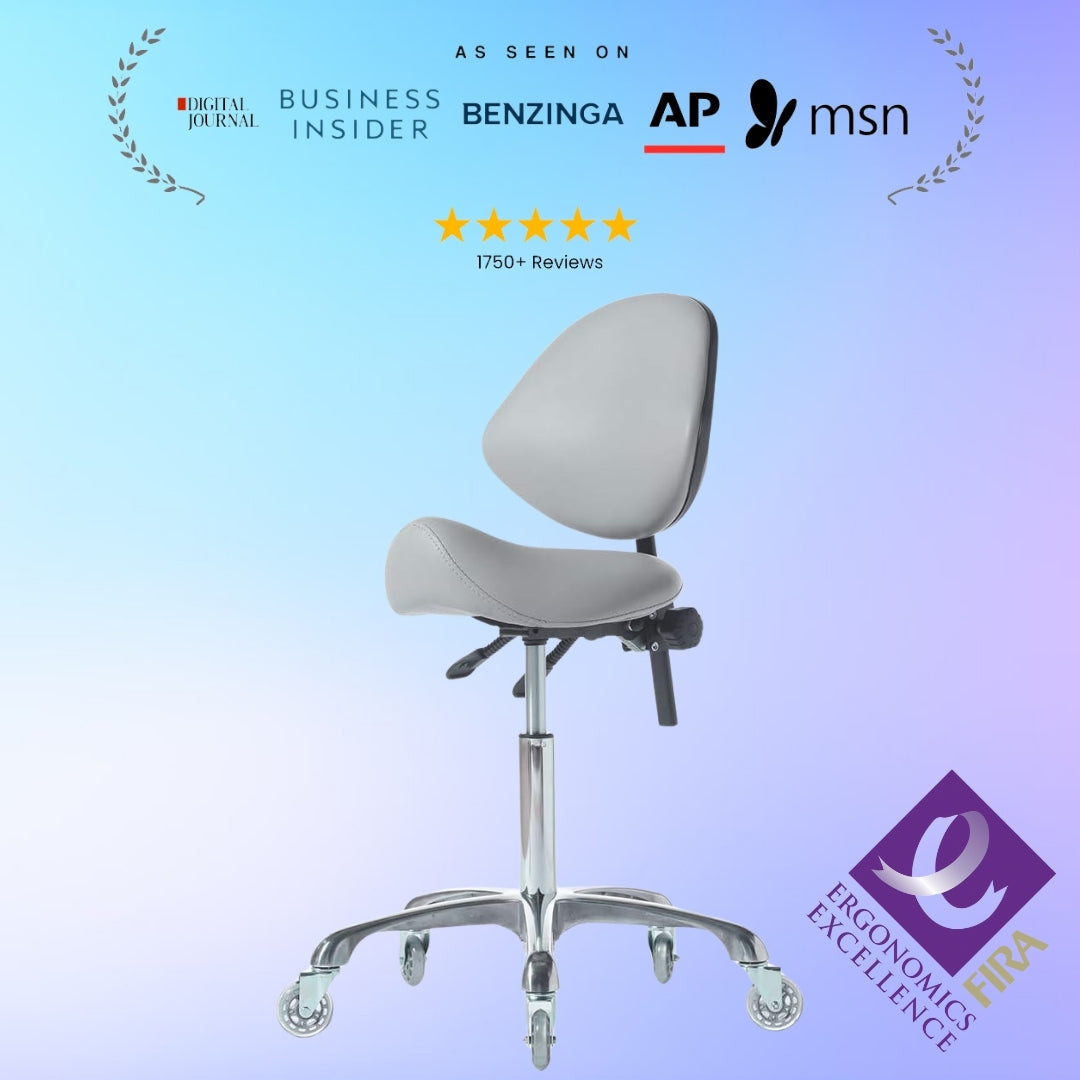 PosturePro® Ergonomic Saddle Stool