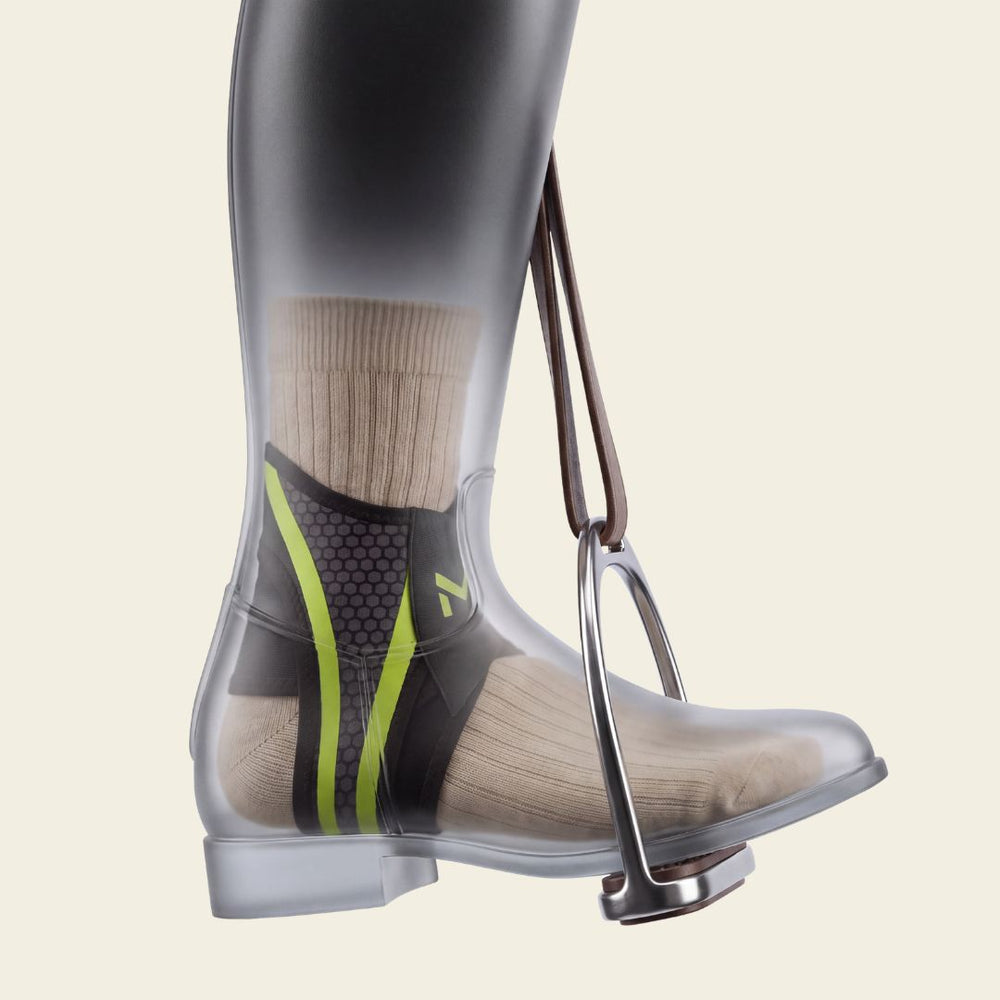 Most ankle braces were never made <em>to ride in.</em>
