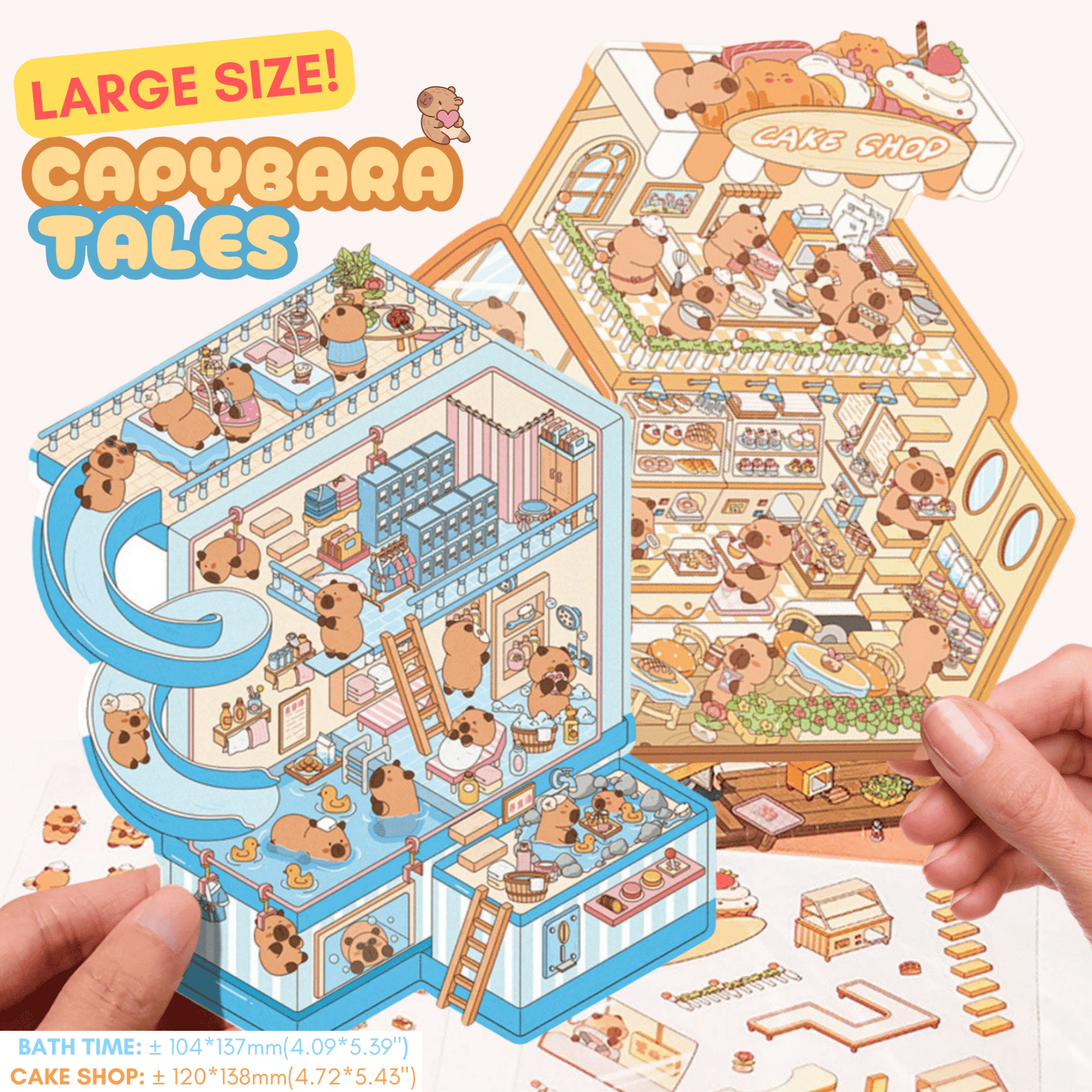 CozyStickers™ 3D Isometric DIY Scenes